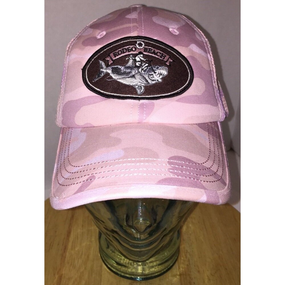 RODEO BEACH Pink Camo Trucker Hat Cap Snapback w/ Bottle Opener RACKHAT NEW